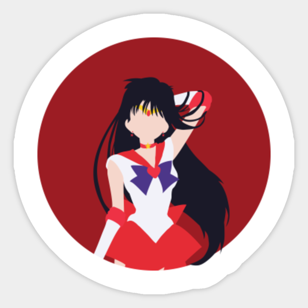 Sailor Mars - Sailor Mars - Sticker | TeePublic